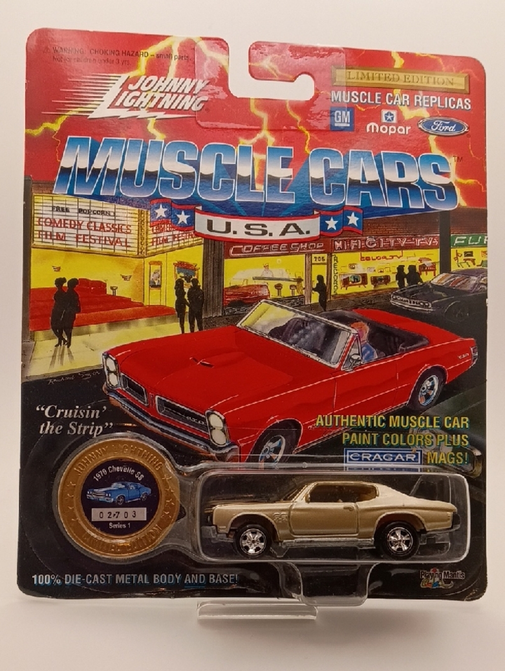 1995 Johnny Lightning Muscle Cars USA Series 1 Die-Cast 1970 Chevelle SS!
